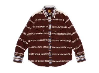 HUMAN MADE Blanket Shirt "Brown"