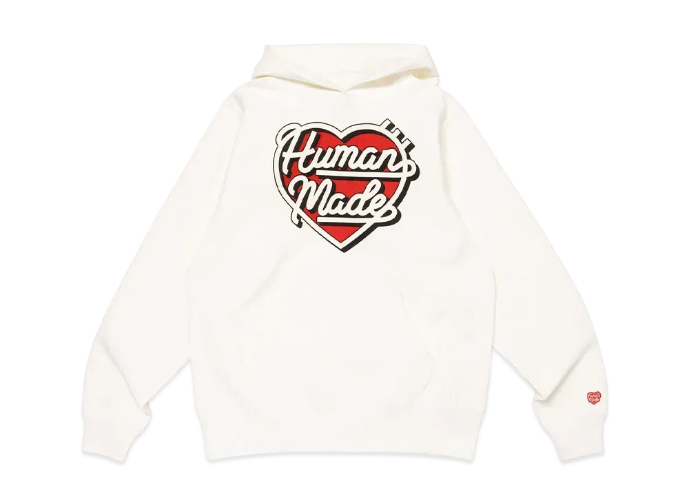 HUMAN MADE Heavyweight Hoodie "White"