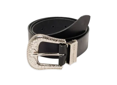 HUMAN MADE Western Leather Belt "Black"