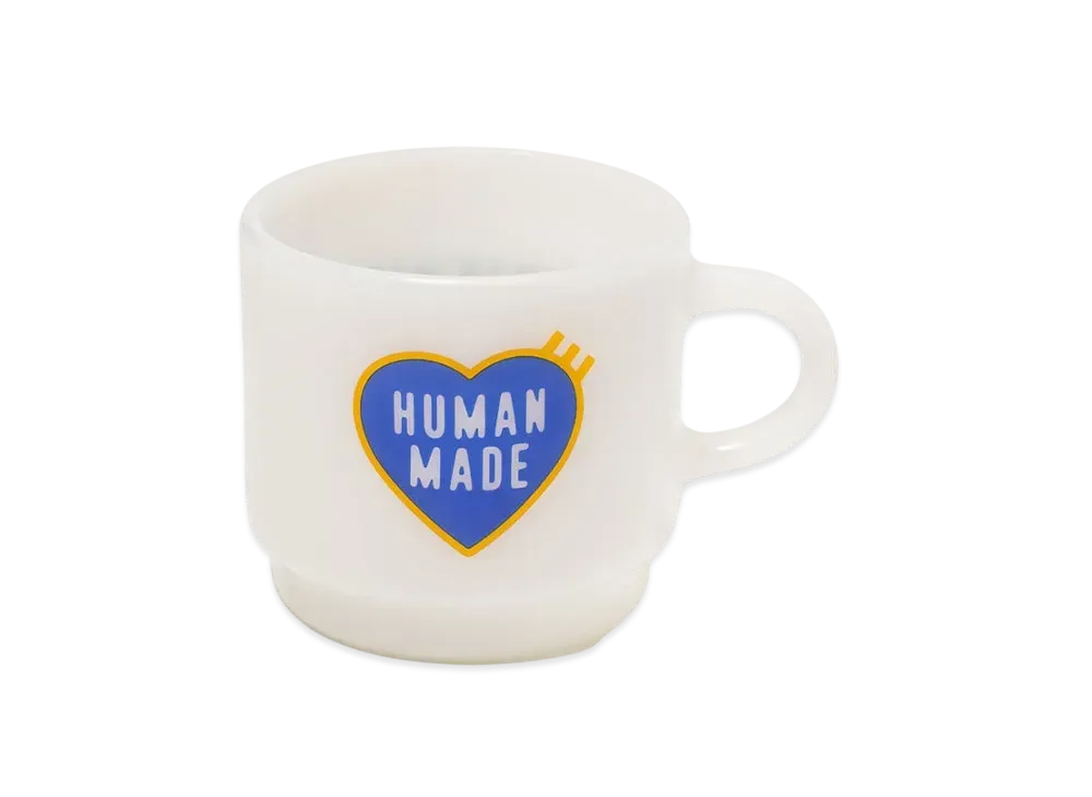 HUMAN MADE Glass Mug "White"