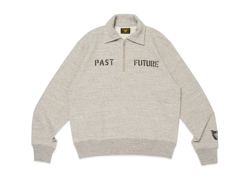 HUMAN MADE Half-Zip Sweatshirt "Gray"