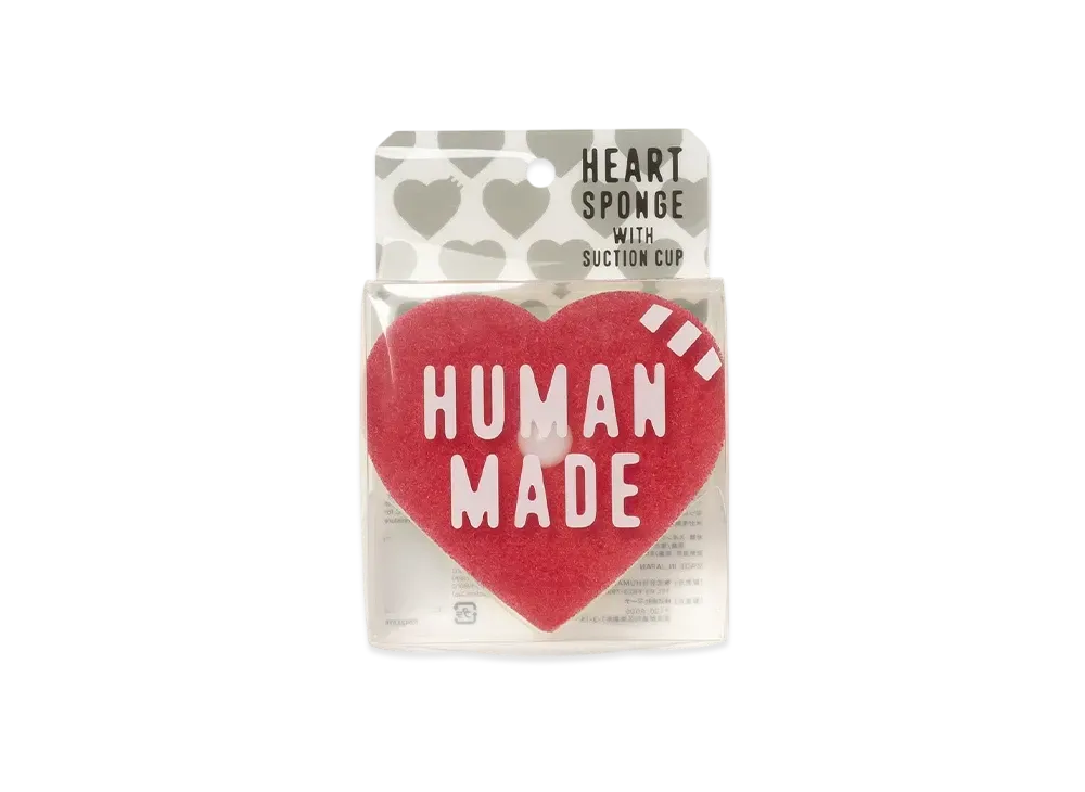 HUMAN MADE Heart Sponge "Red"