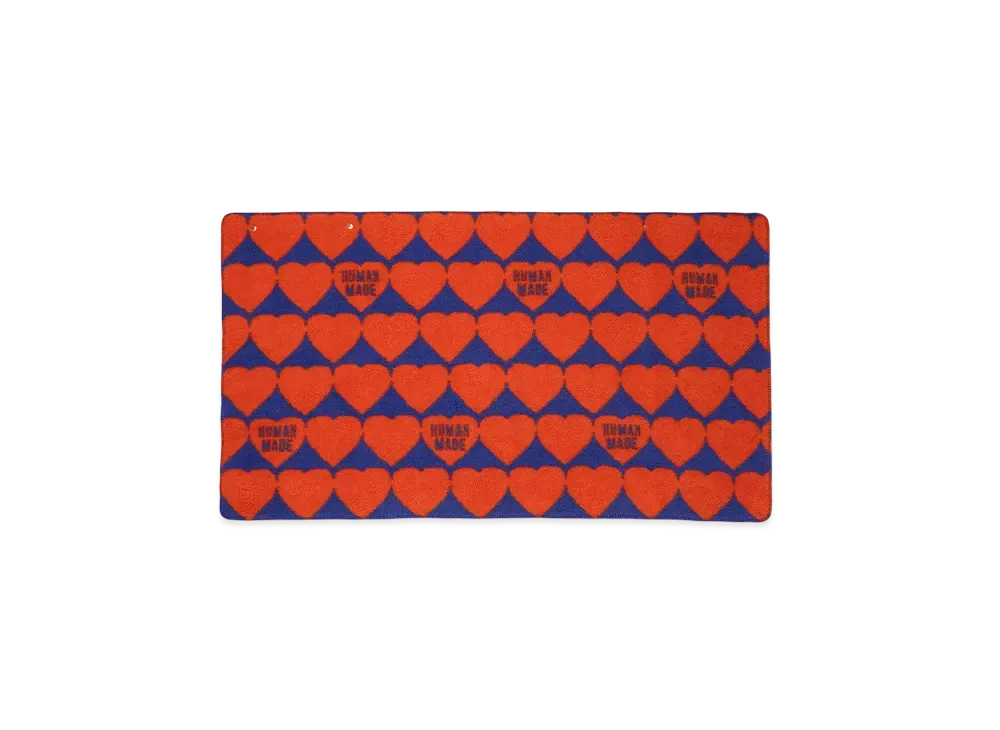 HUMAN MADE Heart Fleece Blanket "Orange"