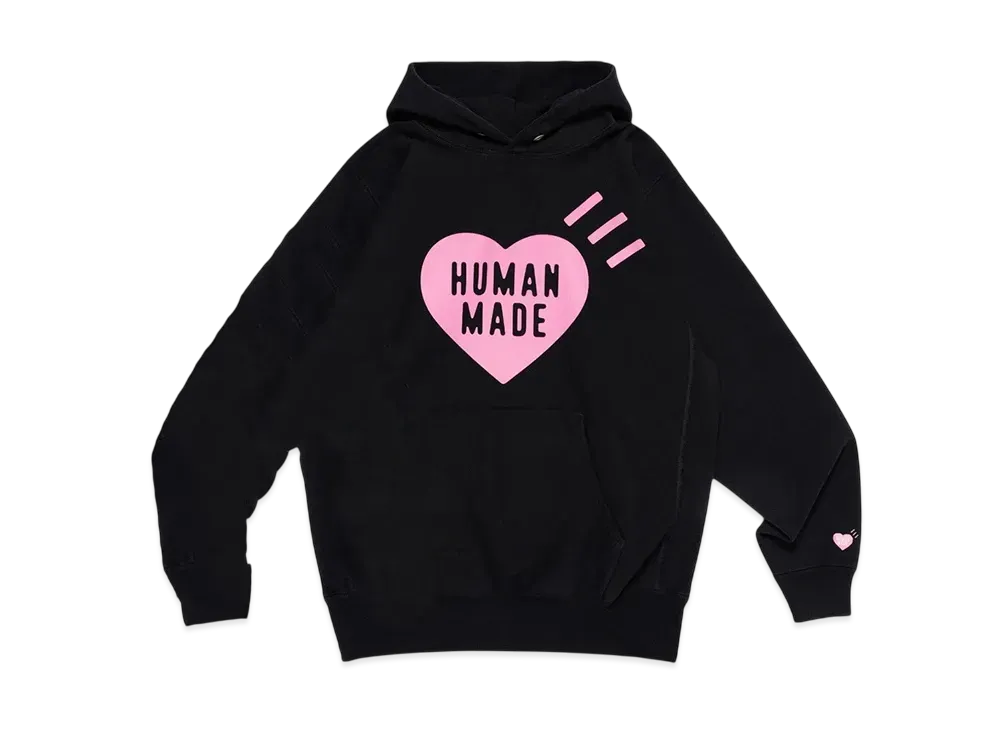 HUMAN MADE Heart Heavyweight Hoodie Harajuku / Pink "Black"