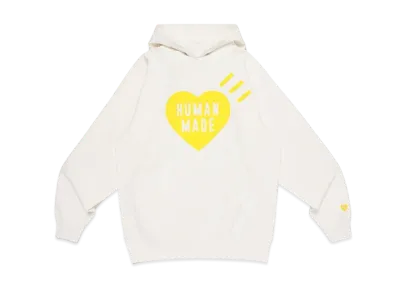 HUMAN MADE Heart Heavyweight Hoodie Shinsaibashi Parco / Yellow "White"