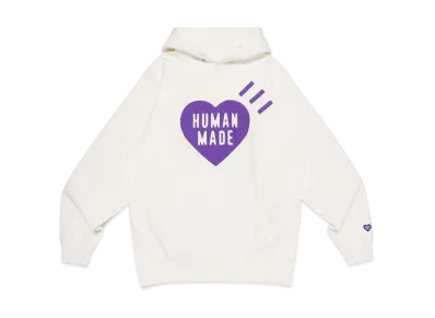 HUMAN MADE Heart Heavyweight Hoodie Fukuoka / Purple "White"