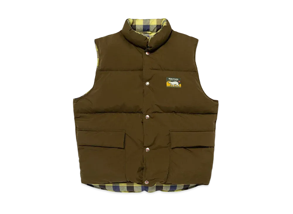HUMAN MADE Reversible Down Vest "Olive Drab"