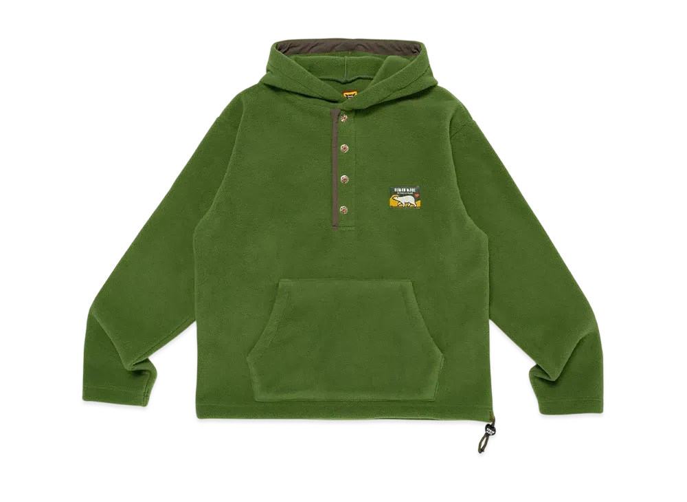 HUMAN MADE Fleece Hoodie "Green"