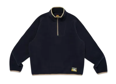 HUMAN MADE Fleece Half-Zip Pullover "Navy"