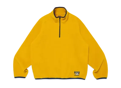 HUMAN MADE Fleece Half-Zip Pullover "Yellow"