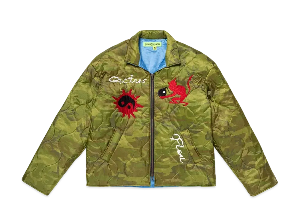 Cactus Plant Flea Market Cpfm Flea Racing Camo Jacket "Green"
