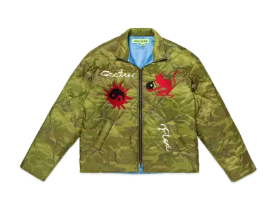 Cactus Plant Flea Market Cpfm Flea Racing Camo Jacket "Green"