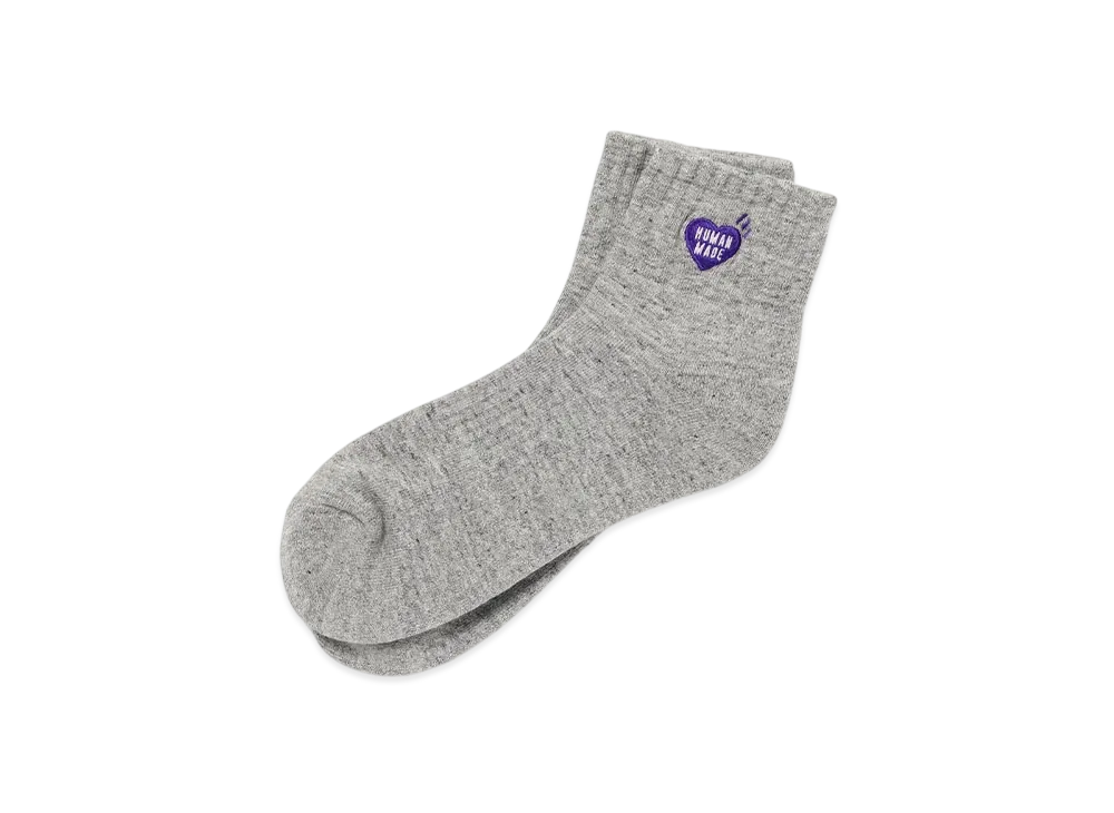 HUMAN MADE Pile Short Socks "Gray"