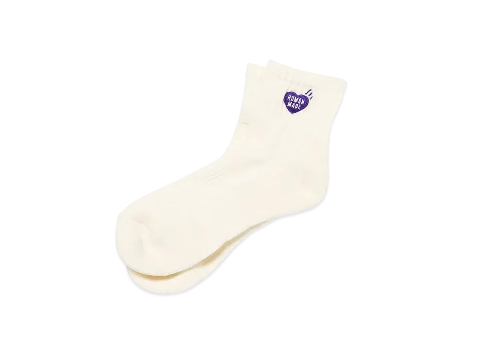 HUMAN MADE Pile Short Socks "White"