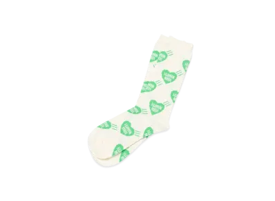 HUMAN MADE Heart Socks "Green"