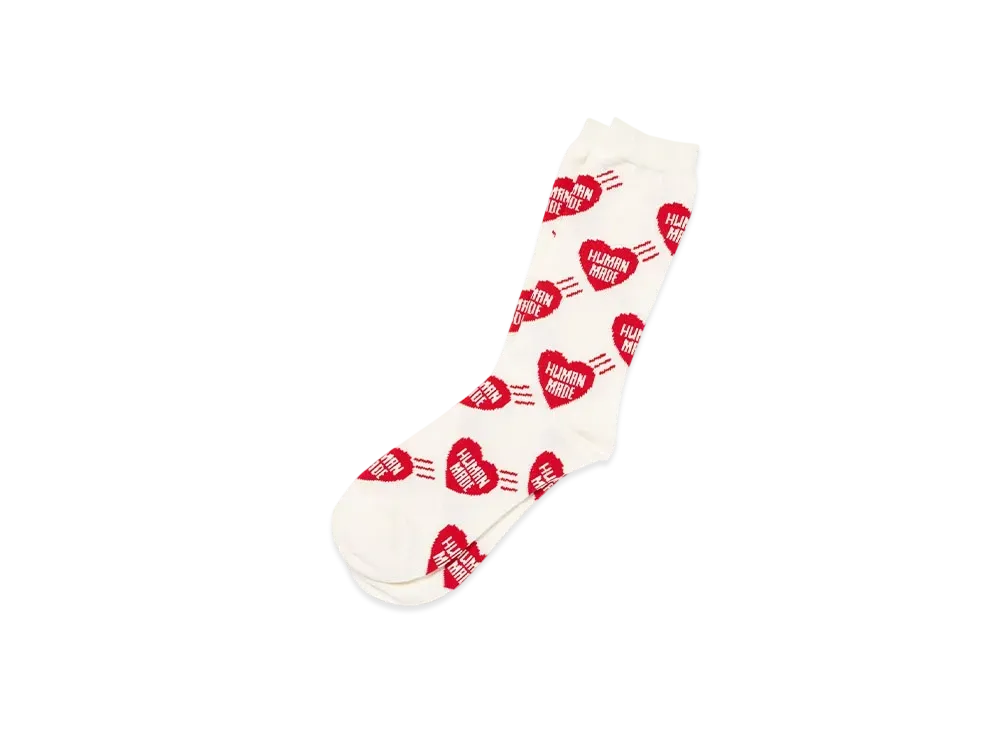 HUMAN MADE Heart Socks "Red"