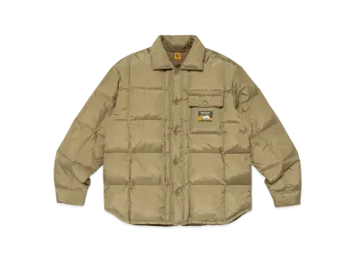 HUMAN MADE Down Shirt Jacket "Olive Drab"