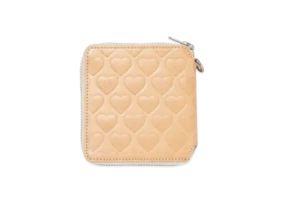 HUMAN MADE Leather Zip Wallet "Beige"