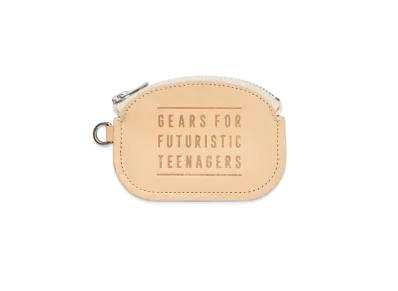HUMAN MADE Leather Coin Case "Beige"