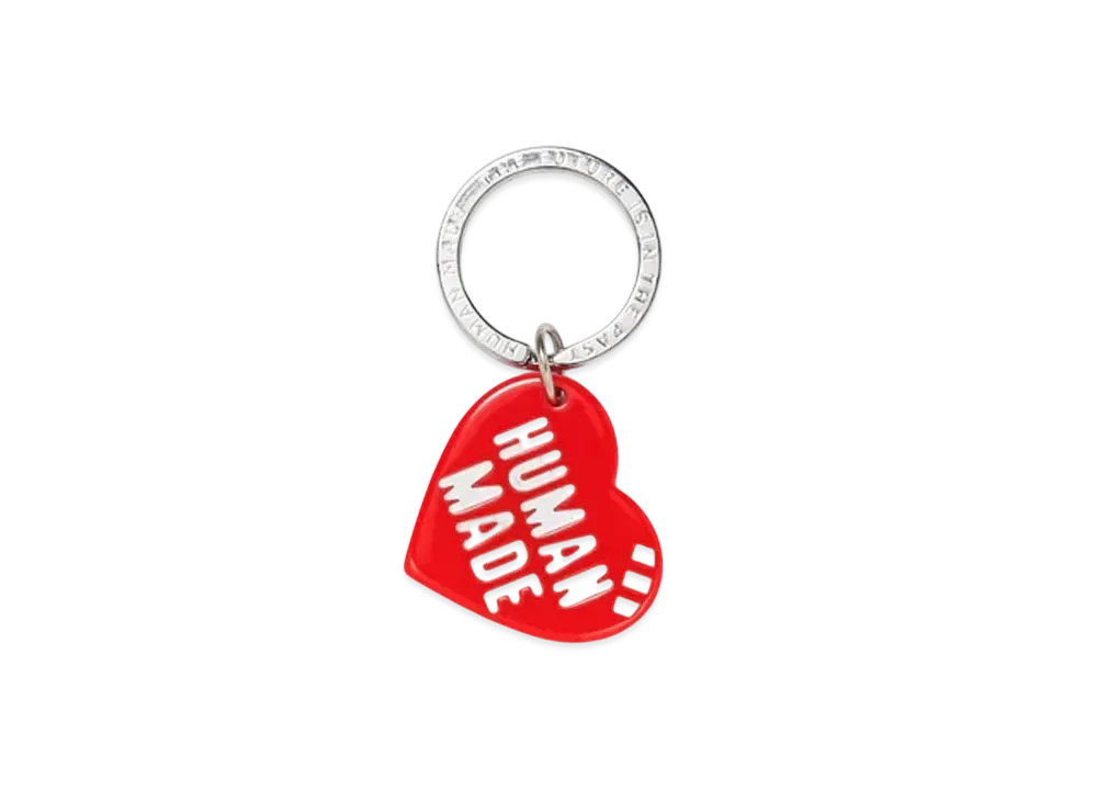 【Human Made】Heart Keyring Red ヒューマンメイド キーリング ☆送料・関税込☆HUMAN MADE☆Heart Keyring Red☆キーリング
