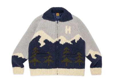 HUMAN MADE Polar Bear Cowichan "Navy"