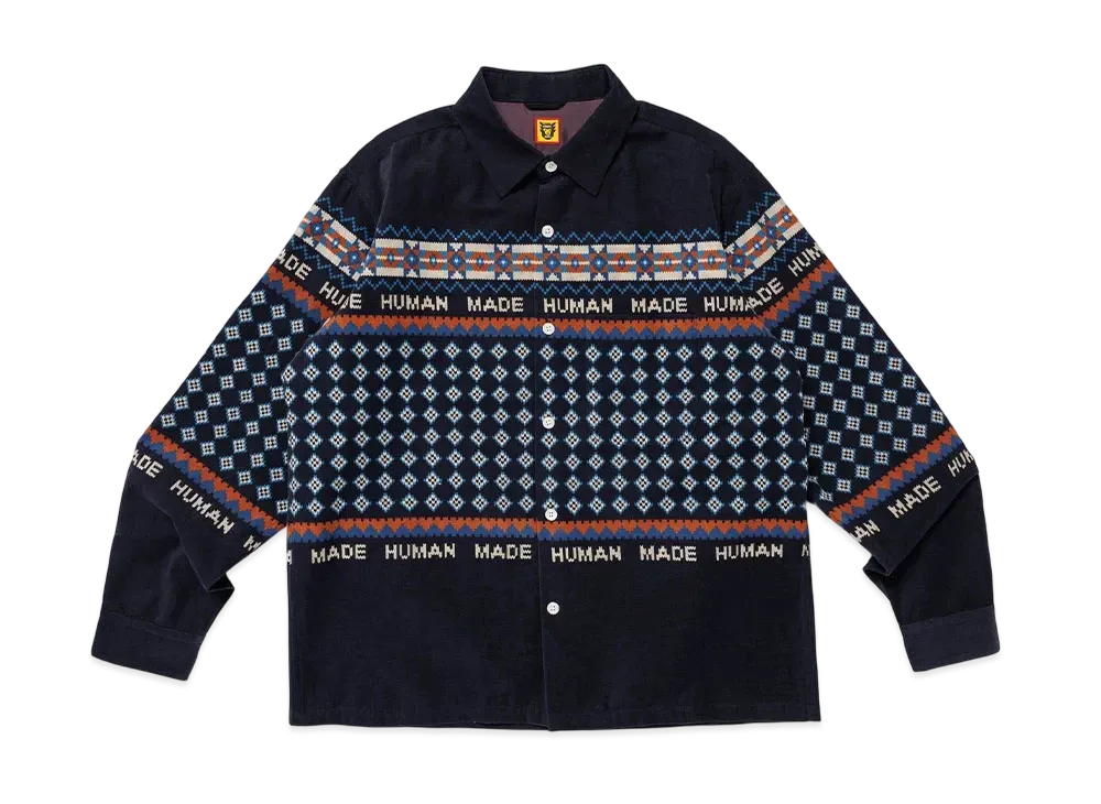 【新品未開封】HUMAN MADE Nordic Shirt M 希少 HUMAN MADE Nordic Shirt 