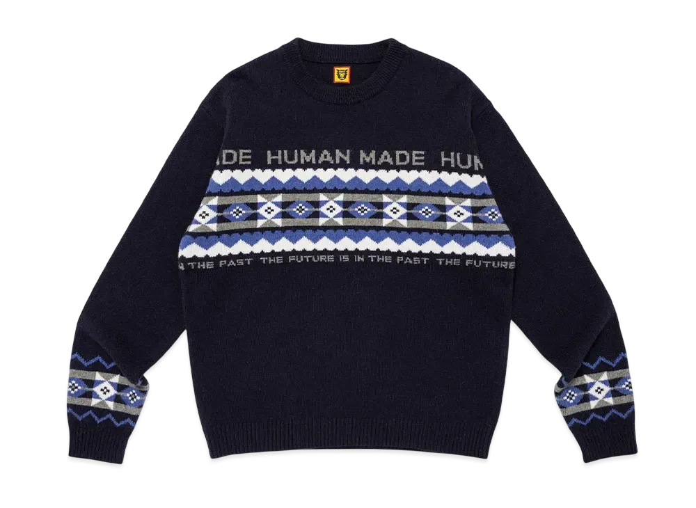 HUMAN MADE Nordic Knit Sweater "Navy"