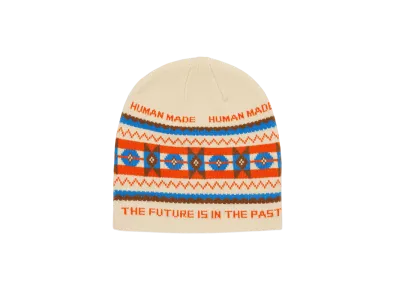 HUMAN MADE Jacquard Beanie "White" HM28GD033