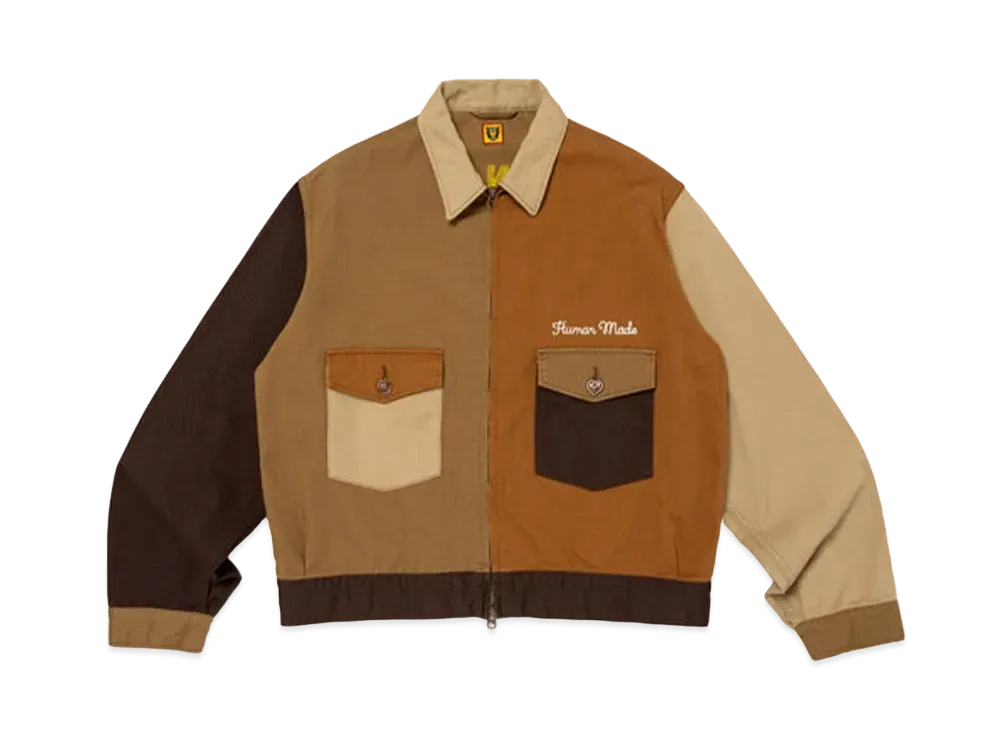 HUMAN MADE Zip-Up Work Jacket "Brown"