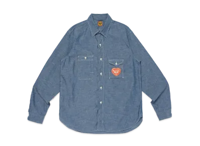 HUMAN MADE Chambray Work Shirt "Blue"