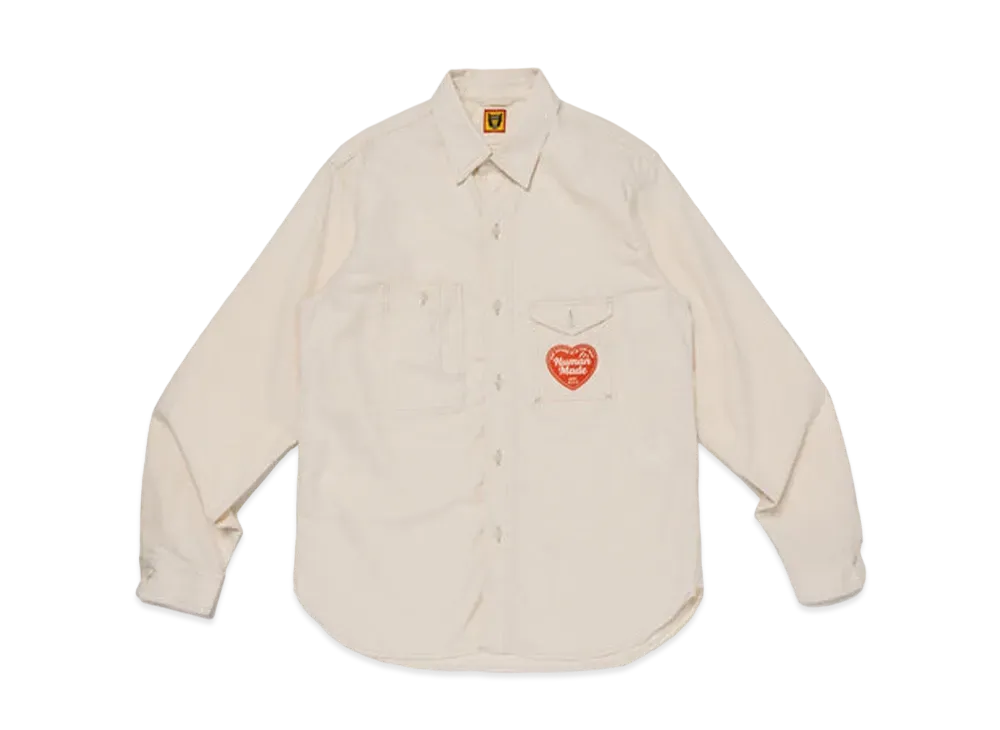 HUMAN MADE Chambray Work Shirt "White"