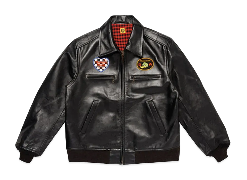 HUMAN MADE Leather Jacket "Black"