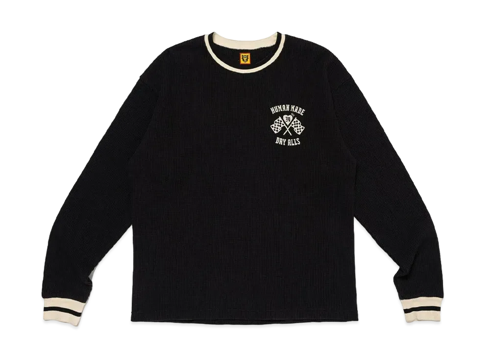 HUMAN MADE Thermal L/S T-Shirt "Black"