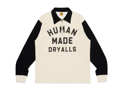 HUMAN MADE Zip-Up L/S T-Shirt "Black"