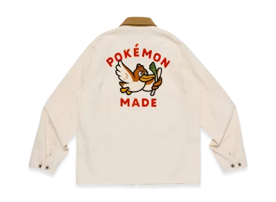 HUMAN MADE x Pokemon Made Coverall Jacket (Kamonegi) "White"
