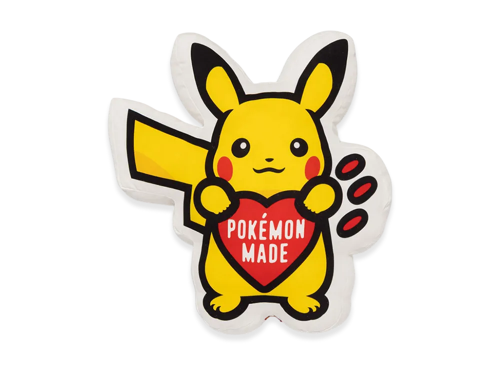 ヒューマンメイド x ポケモン メイド クッション (ピカチュウ) "ホワイト"
