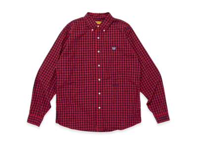 HUMAN MADE Gingham Check BB Shirt "Red"