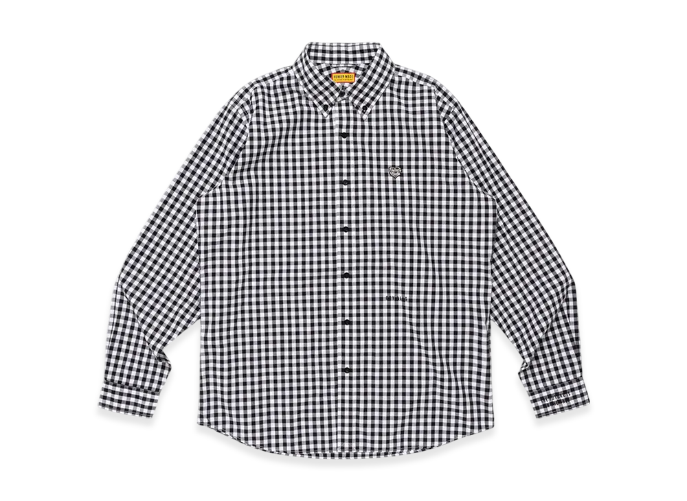 HUMAN MADE Gingham Check BB Shirt "Black"