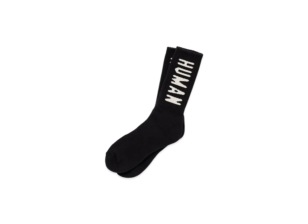 HUMAN MADE HM Logo Socks "Black"