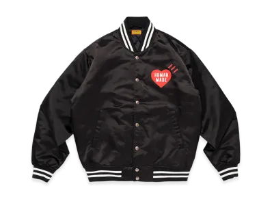 HUMAN MADE Nylon Stadium Jacket "Black"