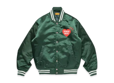 HUMAN MADE Nylon Stadium Jacket "Green"