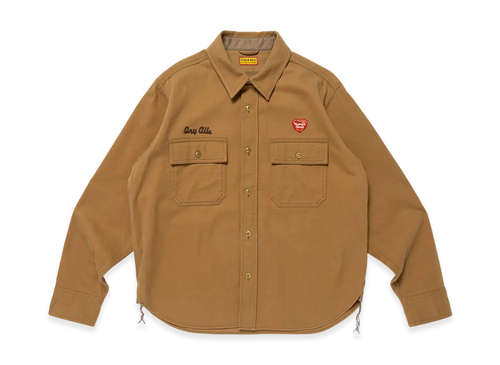 HUMAN MADE Work Shirt "Beige"