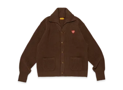 HUMAN MADE Knit Cardigan "Brown"