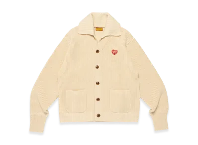 HUMAN MADE Knit Cardigan "White"