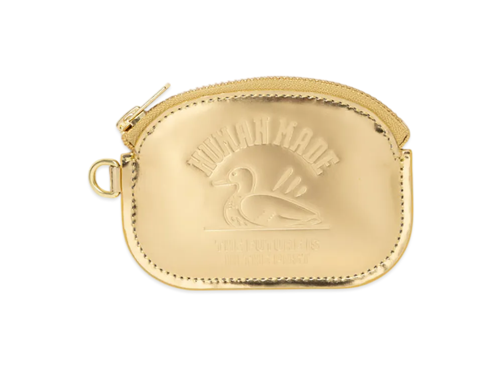 HUMAN MADE Leather Coin Case "Gold"