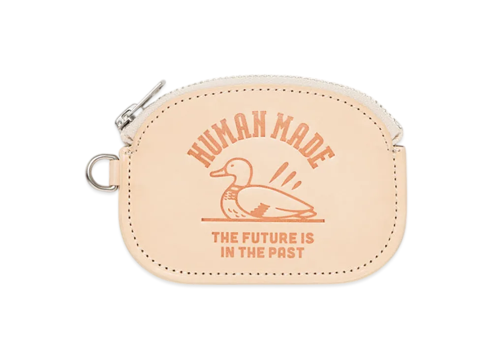 HUMAN MADE Leather Coin Case "Beige"