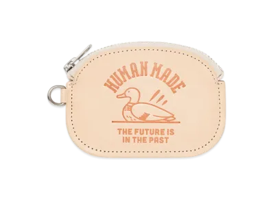HUMAN MADE Leather Coin Case "Beige"