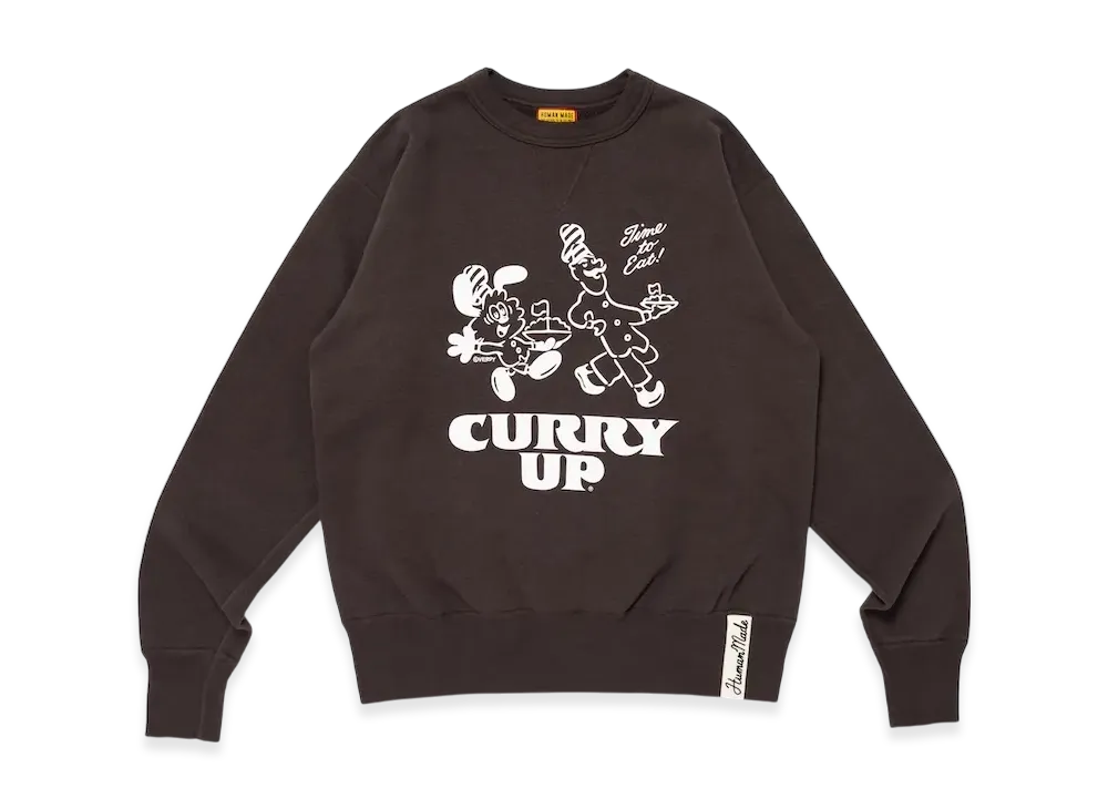 HUMAN MADE x CURRY UP x VERDY Tsuriami Sweatshirt "Black"