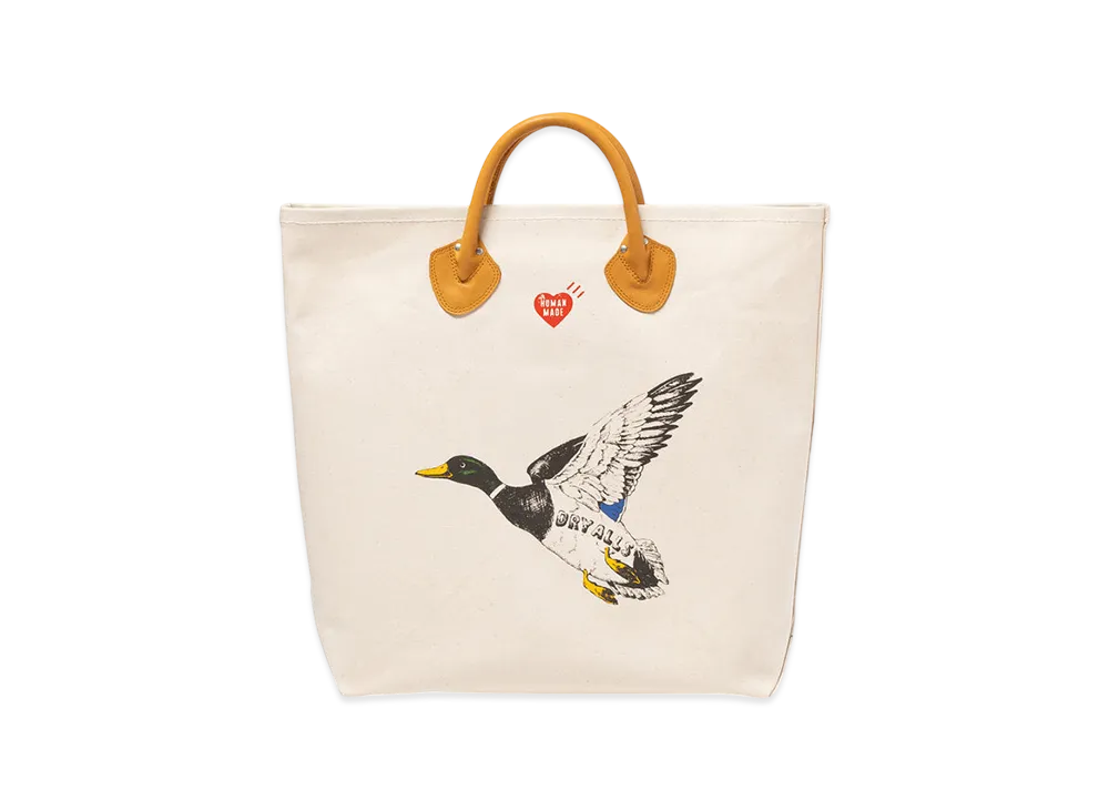 HUMAN MADE Canvas Tote "White"
