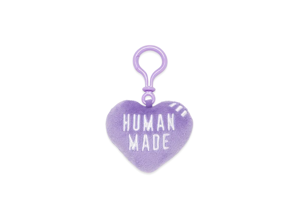 HUMAN MADE STUFFED HEART KEY CHARM Green HUMAN MADE Stuffed Heart